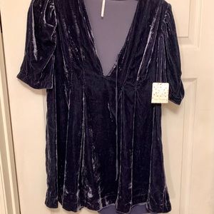Free People Indigo Lost Tunic